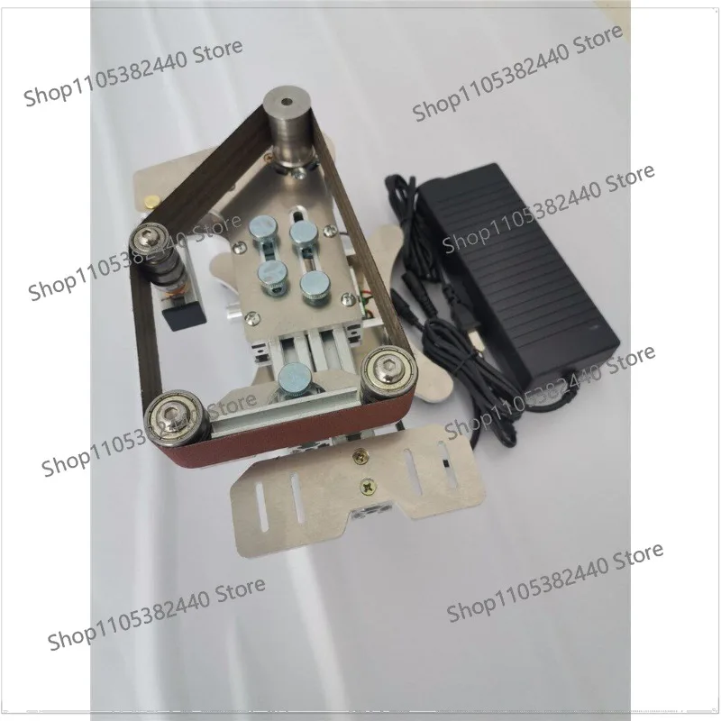 New Multifunctional Mini Belt Grinder DIY Polishing Grinder Desktop Household Electric Abrasive Cloth Rack Tools