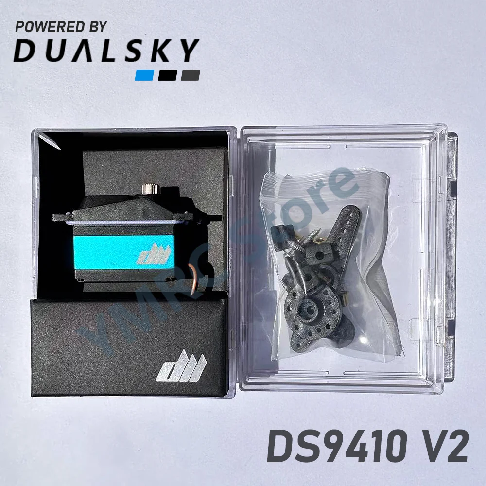 DUALSKY DS9410 V2 28g 5kg.cm@7.4V Servo digitale ad ingranaggi in metallo ad alte prestazioni per droni da 40E a 70E 3D,F3A e modelli sportivi