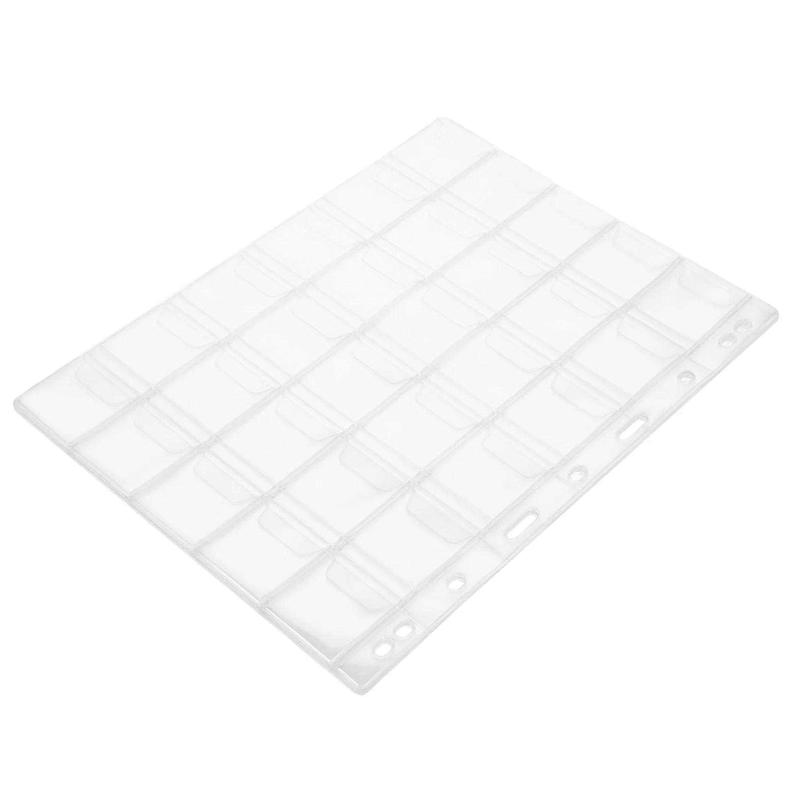 

10 Pieces 9 Holes Coin Collection Pages 30 Slots Per Page Transparent Design Binder Sleeves Coin Storage Collectors Supplies