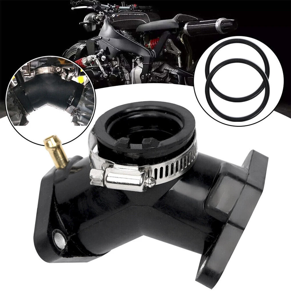 محول مشعب السحب المكربن 250cc لياماها XV250 Virago XV125Air أنبوب إدخال 3DM متوافق مع أجزاء محرك الدراجة النارية