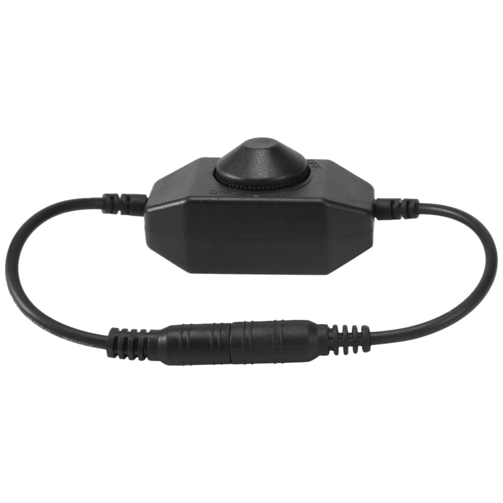 12V / 24V 6A LED Dimmer Controller Adjust brightness for easy Color Clear, Black