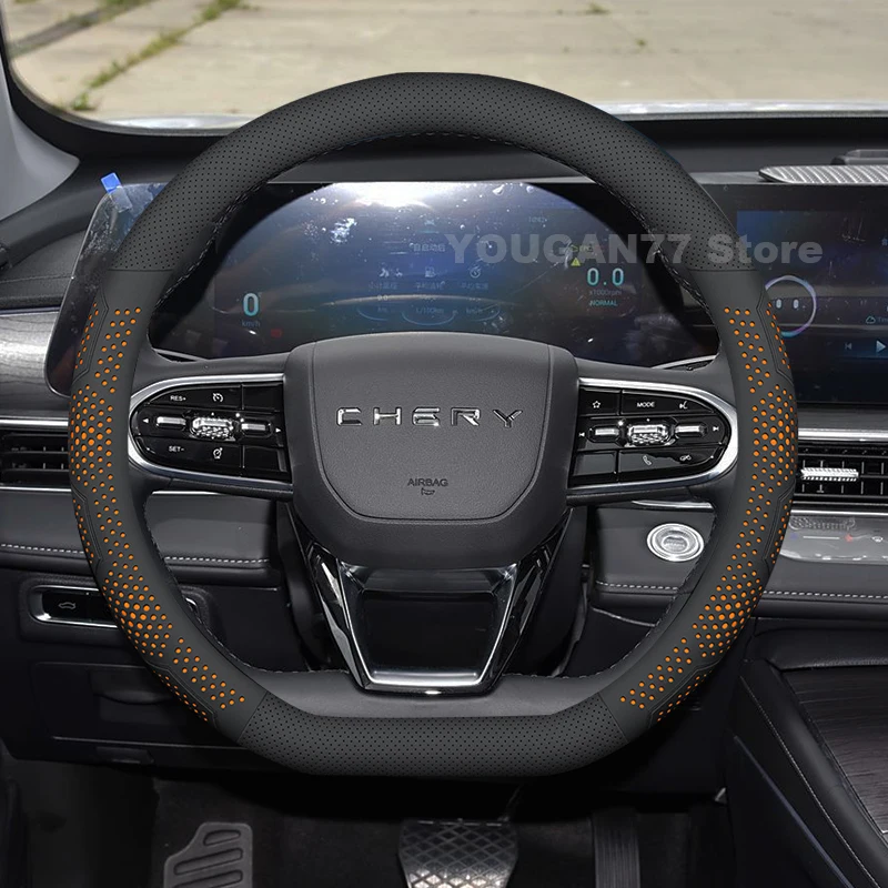 

Leather Car Steering Wheel Cover For Chery jaecoo J7 7 J6 J8 Tiggo 2 3 4 7 8 9 Series Arrizo Series omoda 5 Accessories 2025