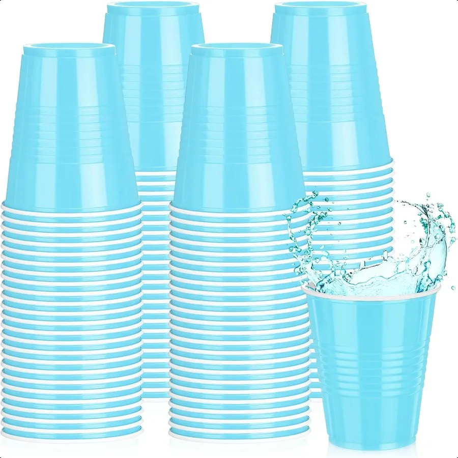 

50 Pack 12 oz Plastic Cups Cups Bulk for Wedding Baby Shower Birthday Graduation Family Gatherings and Festive Celebrations Pa