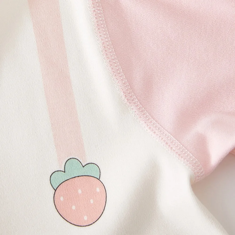 بذلة أطفال للربيع والخريف من القطن الخالص ملابس أطفال للبنات، ملابس حديثي الولادة، ملابس زحف بيجامات لطيفة بدون عظم