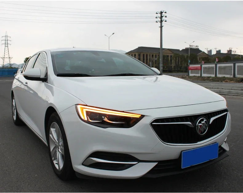 قطع غيار السيارات MMatrix كشافات المصباح ل بويك لاكروس 2017 2018 2019 LED مصابيح الرأس LED DRL