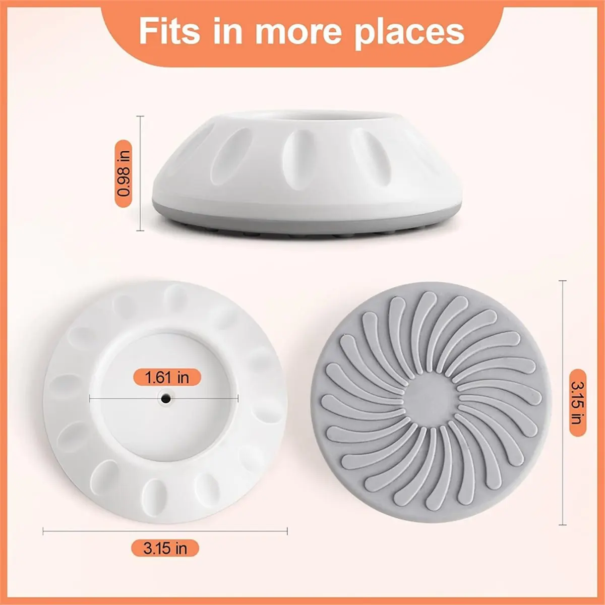 NEW 4 Pack Baby Gate Wall Protector, Extend & Shield Walls From Pet & Dog Gates, Pressure Mounted Safety