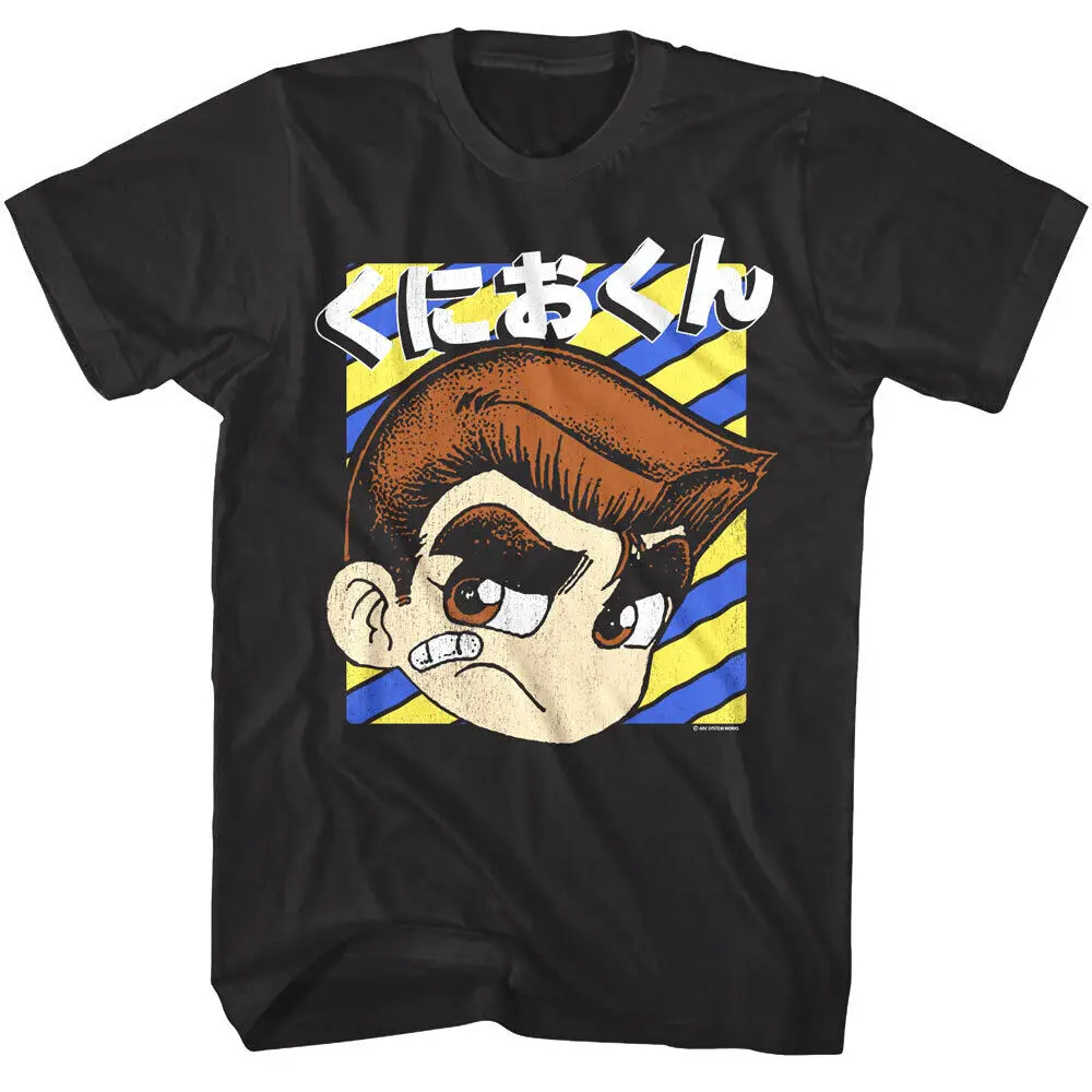 River City Ransom Angry Kunio Men's T Shirt Downtown Nekketsu Monogatari Game