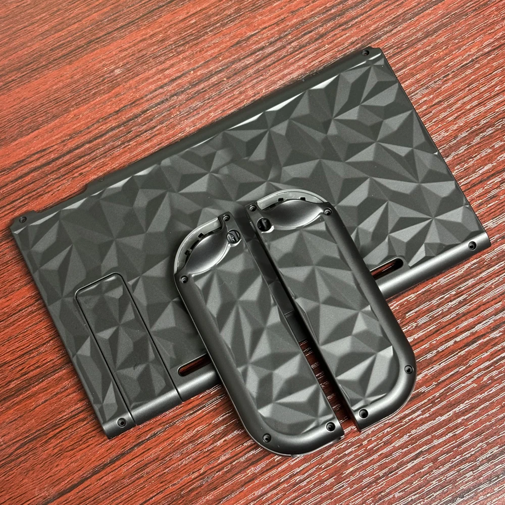 

Limited DIY Replacement Shell for Nintendo Switch Console & Joy-Con Housing Shell Case Back Cover 3D Diamond Pattern Design