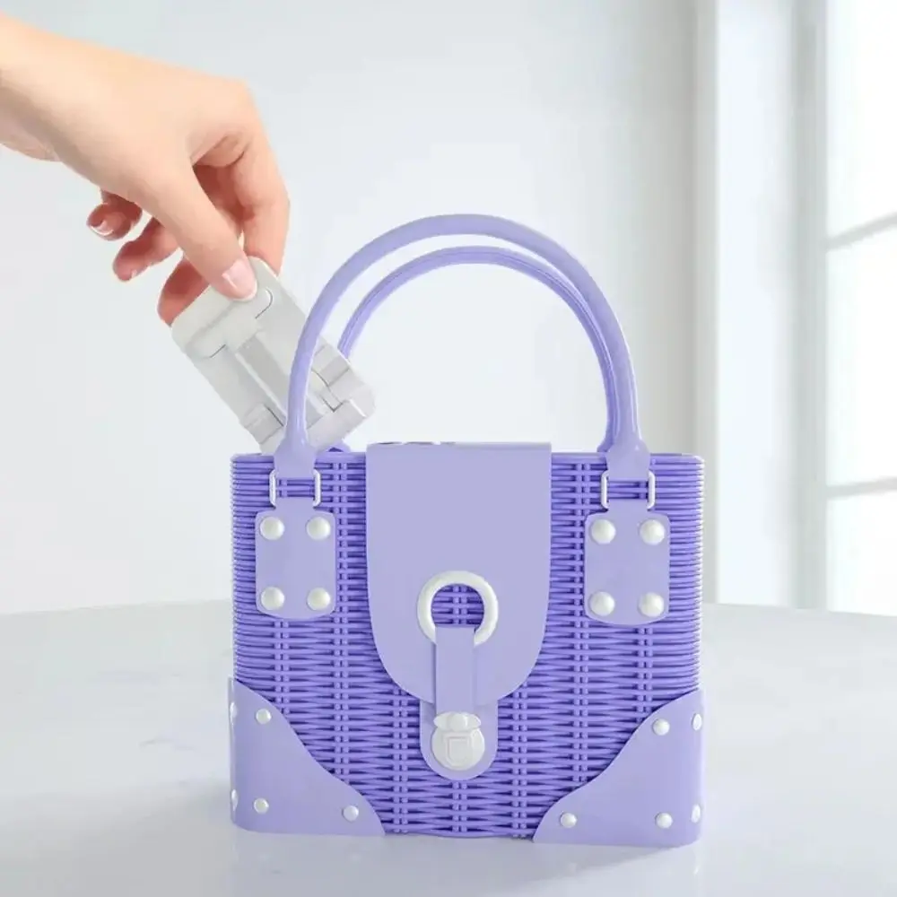 Portable Plastic Mobile Phone Holder Foldable Adjustable Desk Stand White Black Pink Green Desktop Tablet Holder