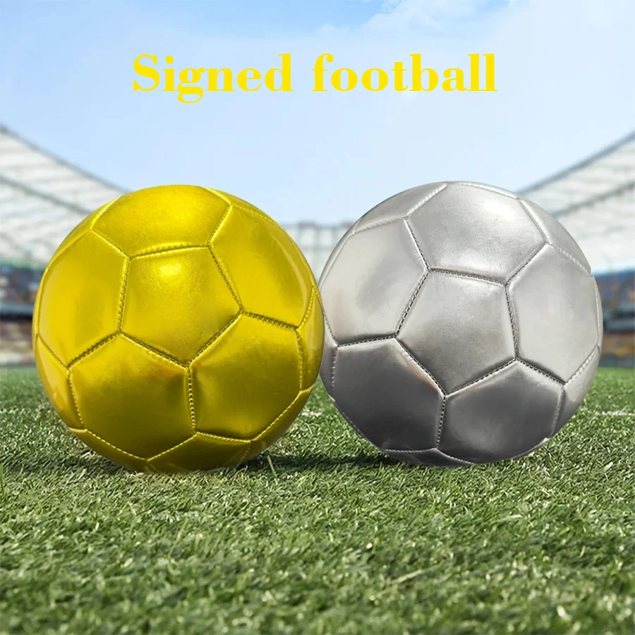 

Professional Used for signature drawing Size 5 Soccer Ball, Football for Training & Match,Ideal for Indoor Outdoor Sports
