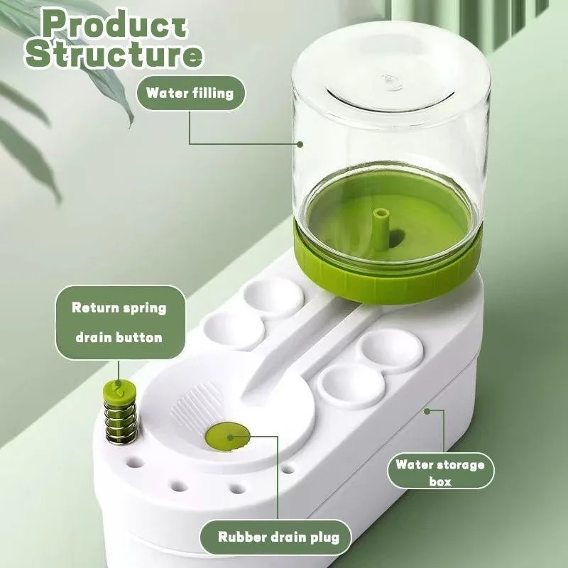 Paint Brush Cleaner Machine-Art Tool Washer with Water Circulation System for Gouache Watercolor Brushes (Student & Artist Use)