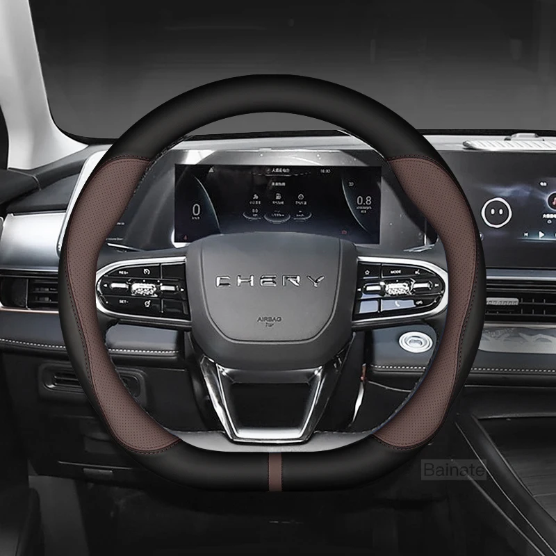Funda para Volante de Auto Antideslizante para Chery Tiggo 2 4 7 8 Pro Jaecoo 7 8 Arrizo 5 OMODA 5 c5 e5 FX Arrizo 8