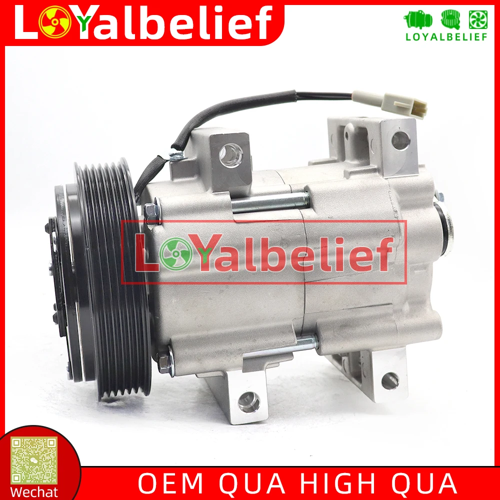FS10 AC Compressor with Clutch For Ford F-150 F-250 F-350 E-150 E-250 E-350 Bronco F4DZ-19703-AA F4DZ19703AA F0TZ19703B