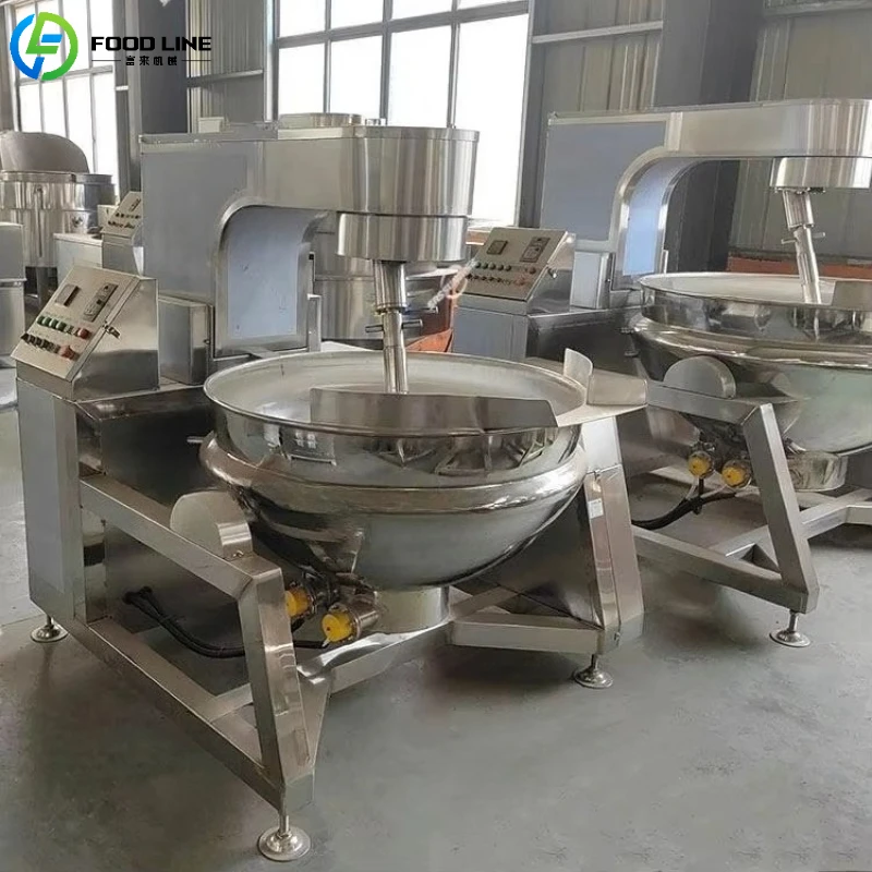 Aromatic Flavor-Locking Planetary Mixing Cooking Pot for Tasty Meat Products & Rich Sauces