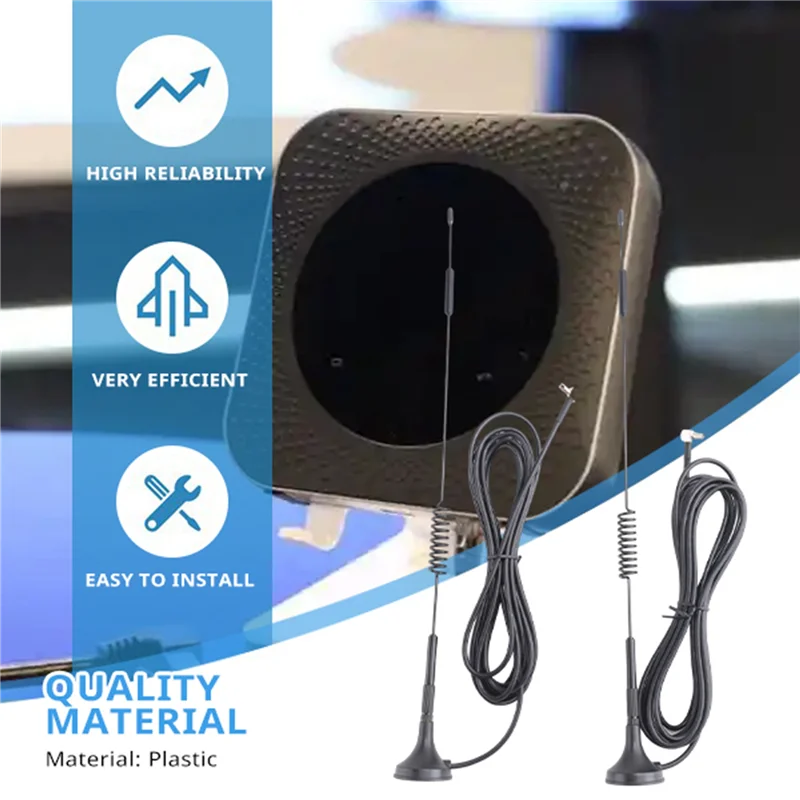 Amplificador de señal de punto de acceso móvil con antena 4G TS9, aplicable al enrutador Nighthawk M1 4G LTE, módem de banda ancha 4G LTE (paquete de 2)