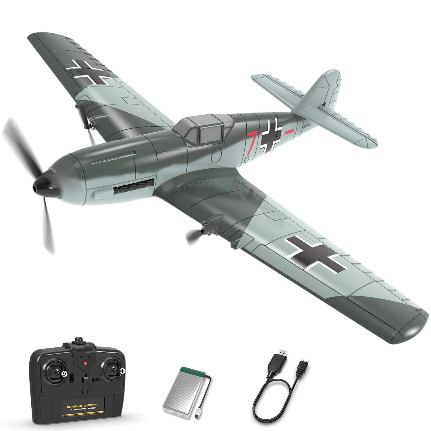 

VOLANTEXRC FW190 RC самолет 2,4G 3CH умный баланс EPP планер истребитель 400 мм фиксированный участок с 6-осевым гироскопом стабилизатор RTF планер