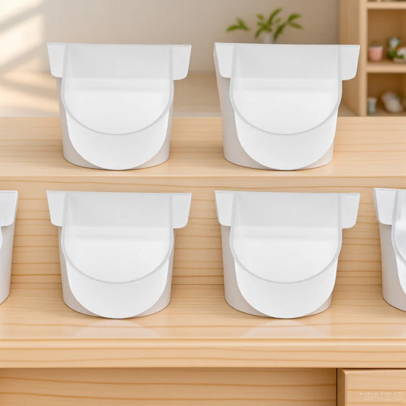 

4Pcs Bird Cage Feeder Semi- Container Easy Install Durable Bird Feeding Bowl for Parrot Budgie Cockatiels