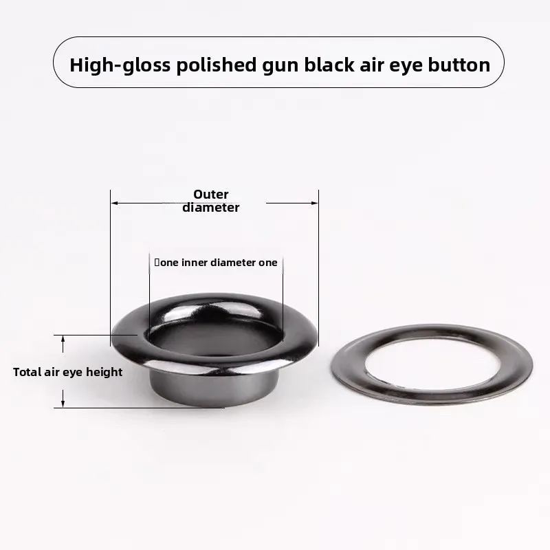 [50pcs]High Quality Oval All Copper Eyelet Waistband Luggage Coat Decoration