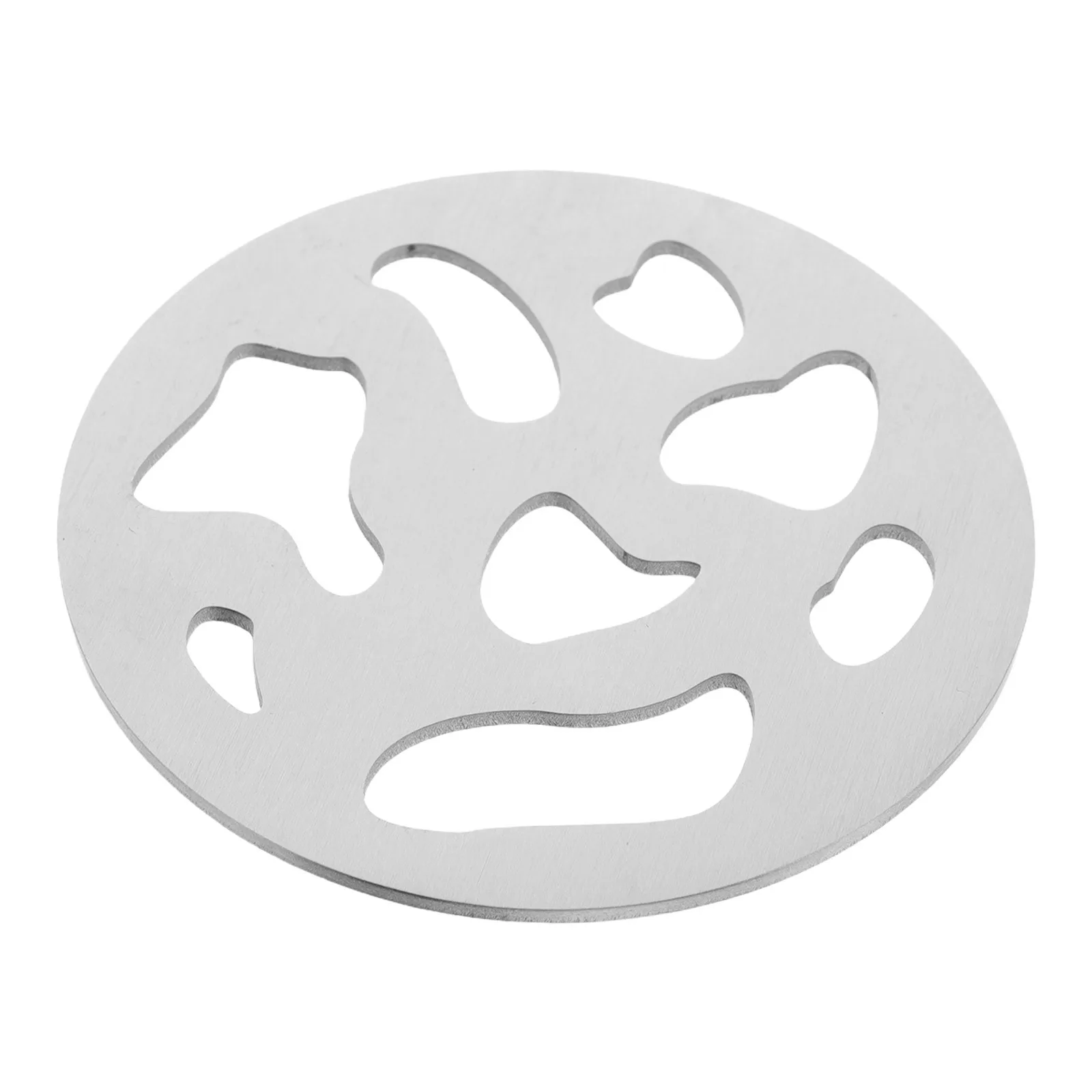 

Stainless Steel Round Coaster Anti Slip Heat Resistant for Drinks Wine Cups Office Coaster Wine Bottle Pad