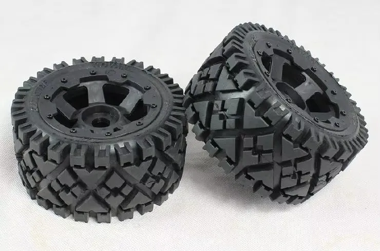 Conjunto de pneus todo terreno multidirecionais para HPI KM ROVAN BAJA 5B