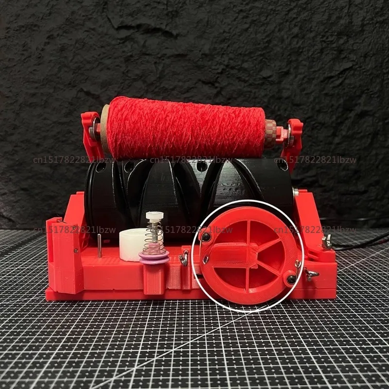 Professional Mini Yarn Winder with Length Calculator & Weight Detection Desktop Electric Yarn Rewinder for Precision Winding