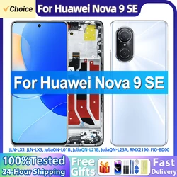 6.78' New For Huawei Nova 9 SE 9SE 5G JLN-LX1 LCD Display Screen Touch Panel Digitizer For Honor 50 SE 50SE JLH-AN00 LCD Frame