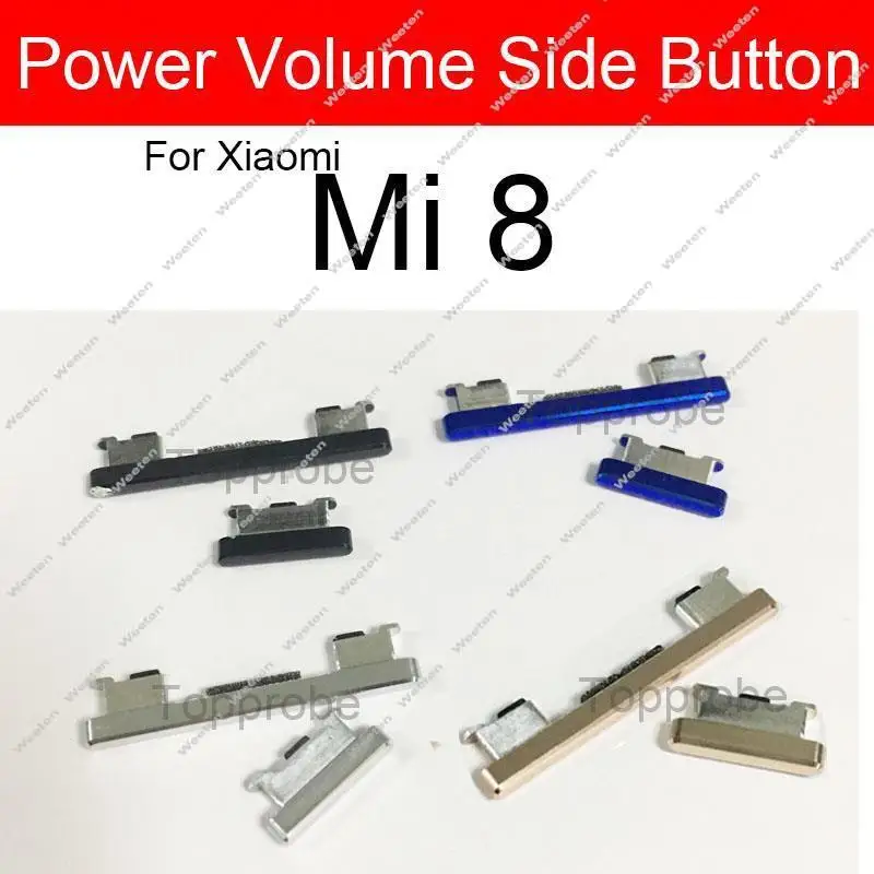 Power Volume Button For Xiaomi Mi 8 Mi 8Se Mi 8 Lite/Youth On OFF Power Volume Side Key Small Buttons Replacement