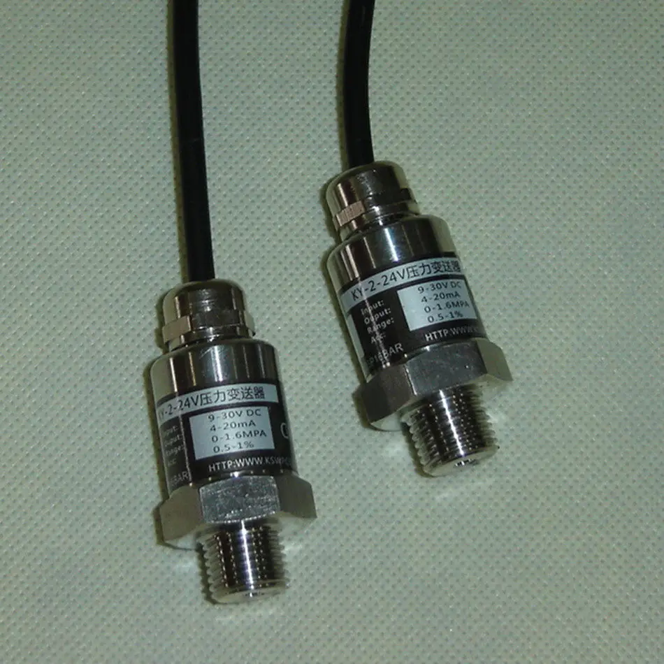 Pressure Sensor, Variable Frequency Pump Water Pressure Sensor, Two-wire 4-20mA Output, Range 0-16Bar