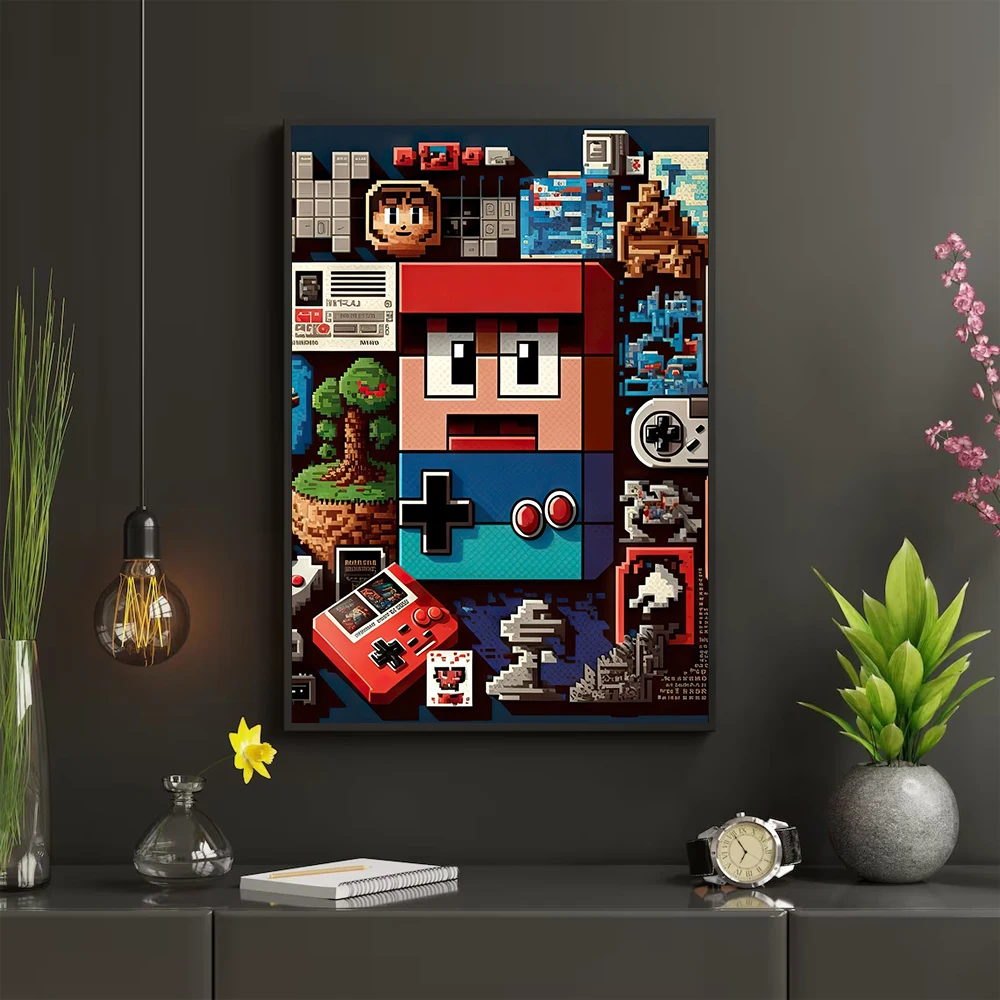 Pixel Gaming Game Boy Plakat n – Home Decor Za recenzja i cena