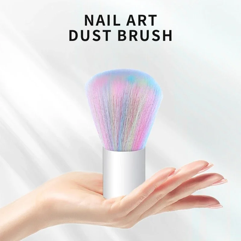 1Pc Mini Soft Mushroom Nail Dust Clean Brush Protable UV Gel Powder Remover Brushes Women Manicure Care Tools