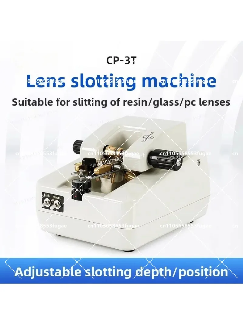 Optical Shop-Specific Half-Frame Lens Grooving Machine, Universal Grooving & Drawing Equipment for Resin & Glass Lenses