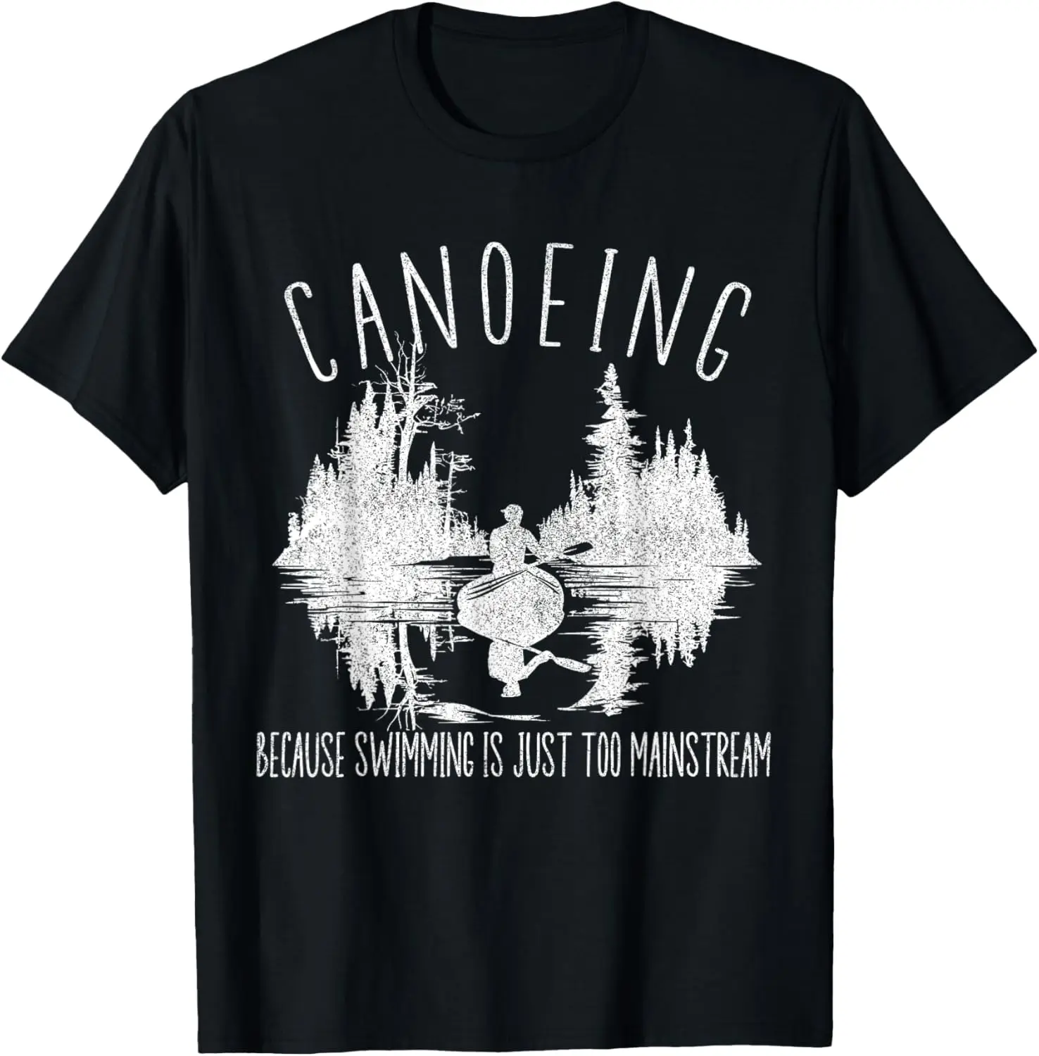 Canoe Canadian Outfit For Paddler Canoeists Funny Canoe T-Shirt