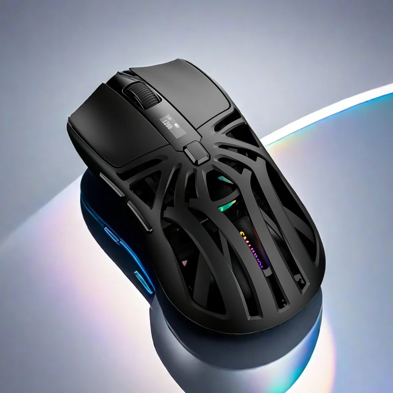 2025 New SMAILWOLF RS8 Bluetooth Mouse, 10000Dpi, Three-Mode Connection, Macro Gaming Mouse For PC Notebook Laptop Computer