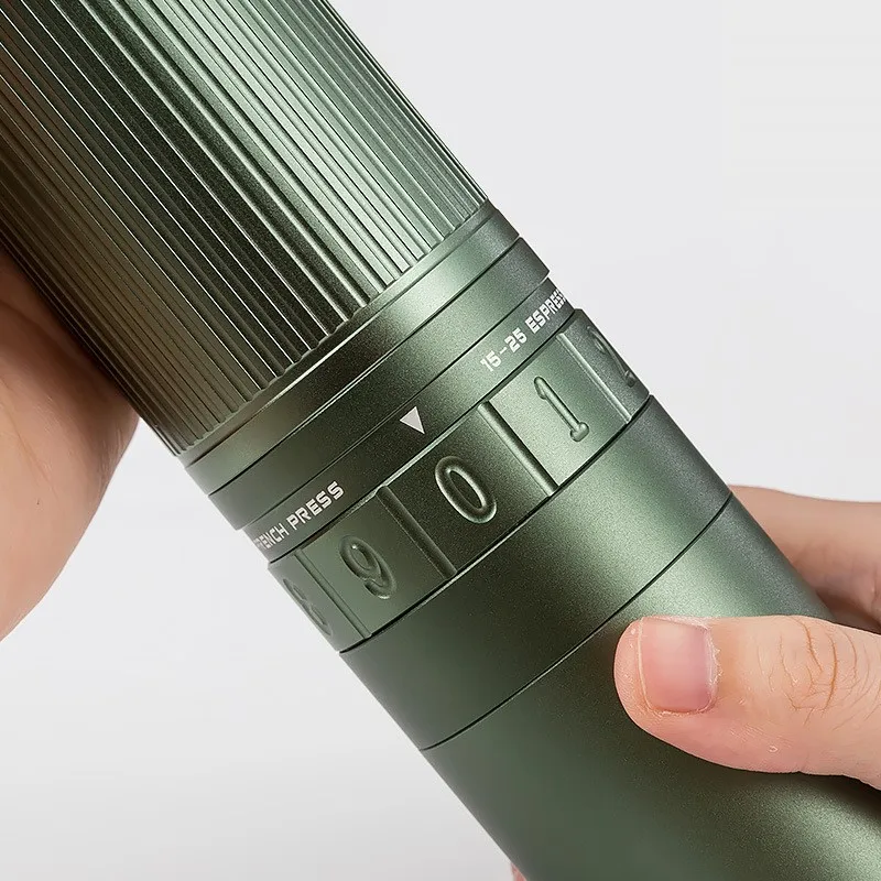 

AB66-Manual Coffee Grinder-Hand Crank Bean Mill Featuring Seven-Core Grinding Plate For Espresso& Single-Serve Machines