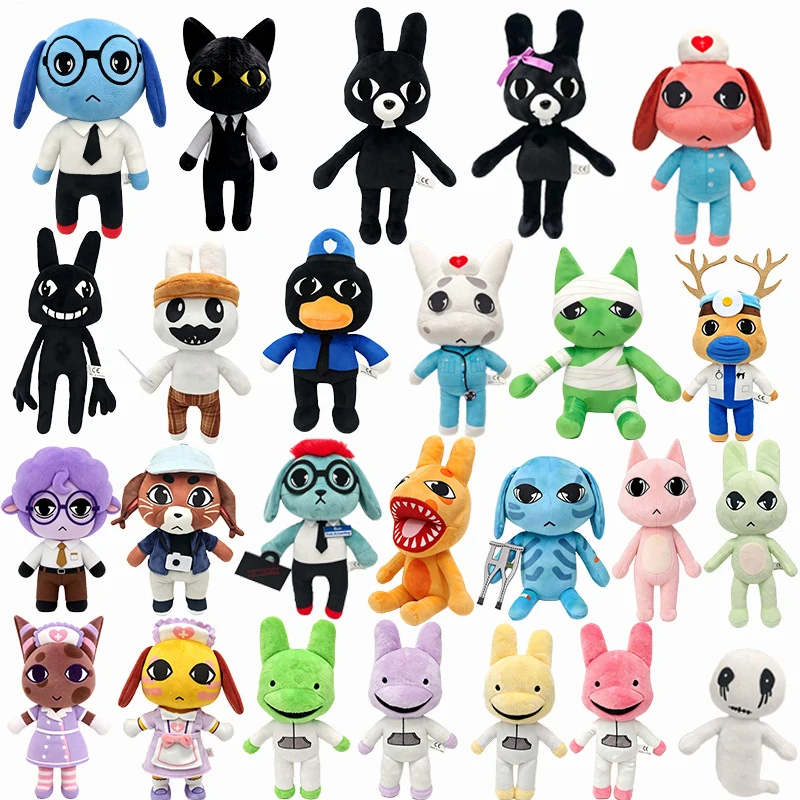 New Hot Animal Hospital Plush Toy Horror Game Animal Hospital Anomaly Cat Dog Penguin Bunny Animal Hospital Birthday Gifts
