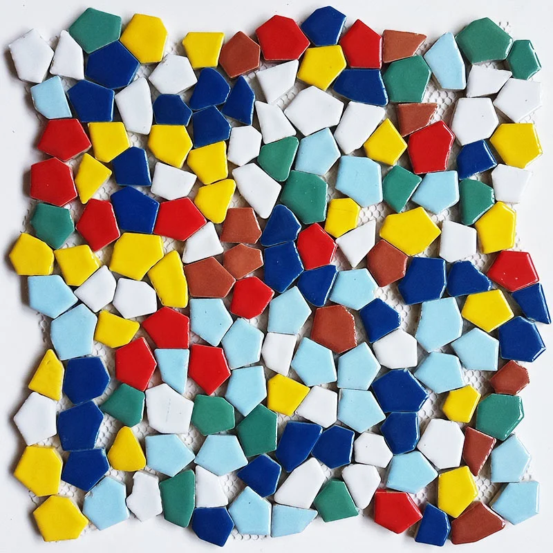 200g mieszane kolor ceramiczne płytki mozaikowe nieregularne geometryczna mozaika sztuk dla DIY mozaika Making Crafs Hobby Arts dekoracje ścienne do