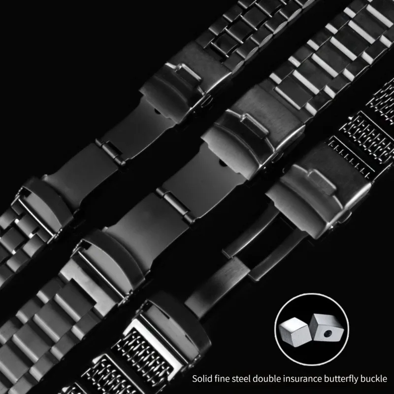 Stainless steel WatchBand For Casio G-SHOCK GWG-1000-1A/A3/1A1 GB/GG Black Men Sport Waterproof Wrist strap Bracelet Accessories