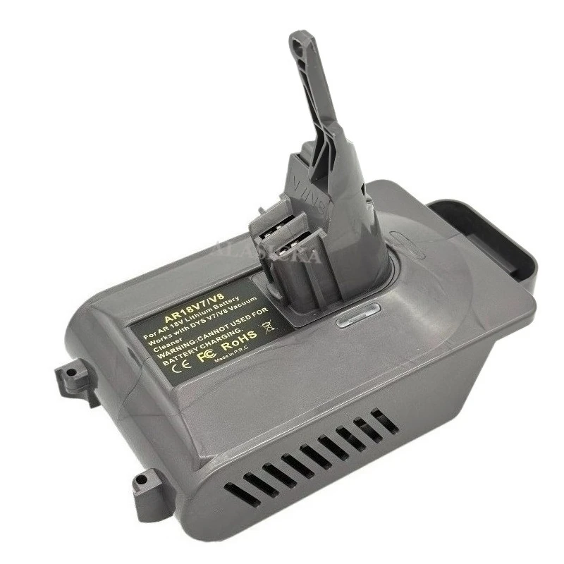 

AR18V7V8 Battery Adapter Replacement for AEG RIDGID 18V Li-ion Battery Converted To Work for Dyson V7 V8 Series Vacuum Cleaner