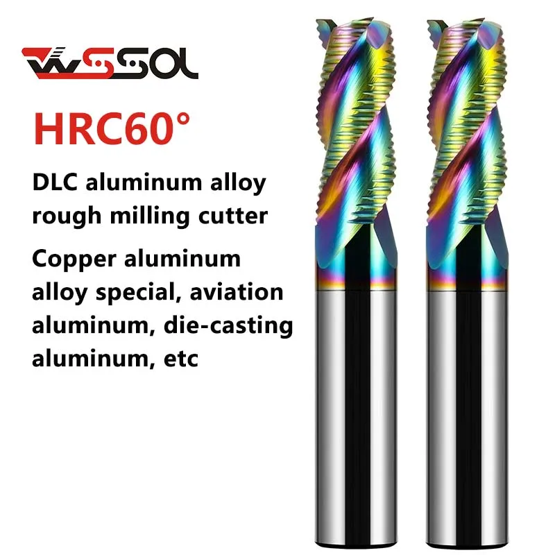 

DLC carbide roughing cutter Tungsten steel roughing cutter