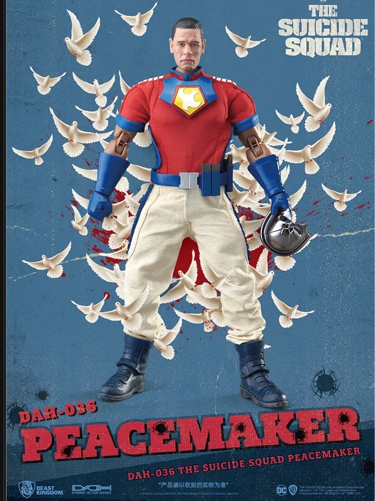 Spot Goods Dc Genuine Task Force X Peacemaker 1:9 Action Figures Model Desktop Decoration Give A Friend A Birthday Present