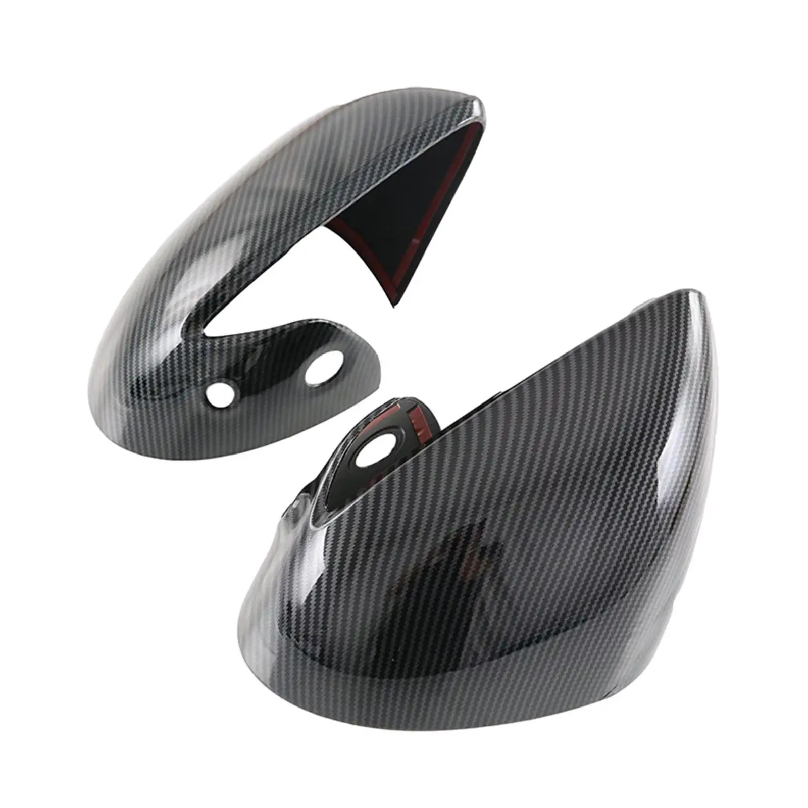 

2Pcs Car Side Rear View Mirror Cover Accessories Caps Trims for Byd Dolphin Lightweight Replacement Replace Parts Sturdy