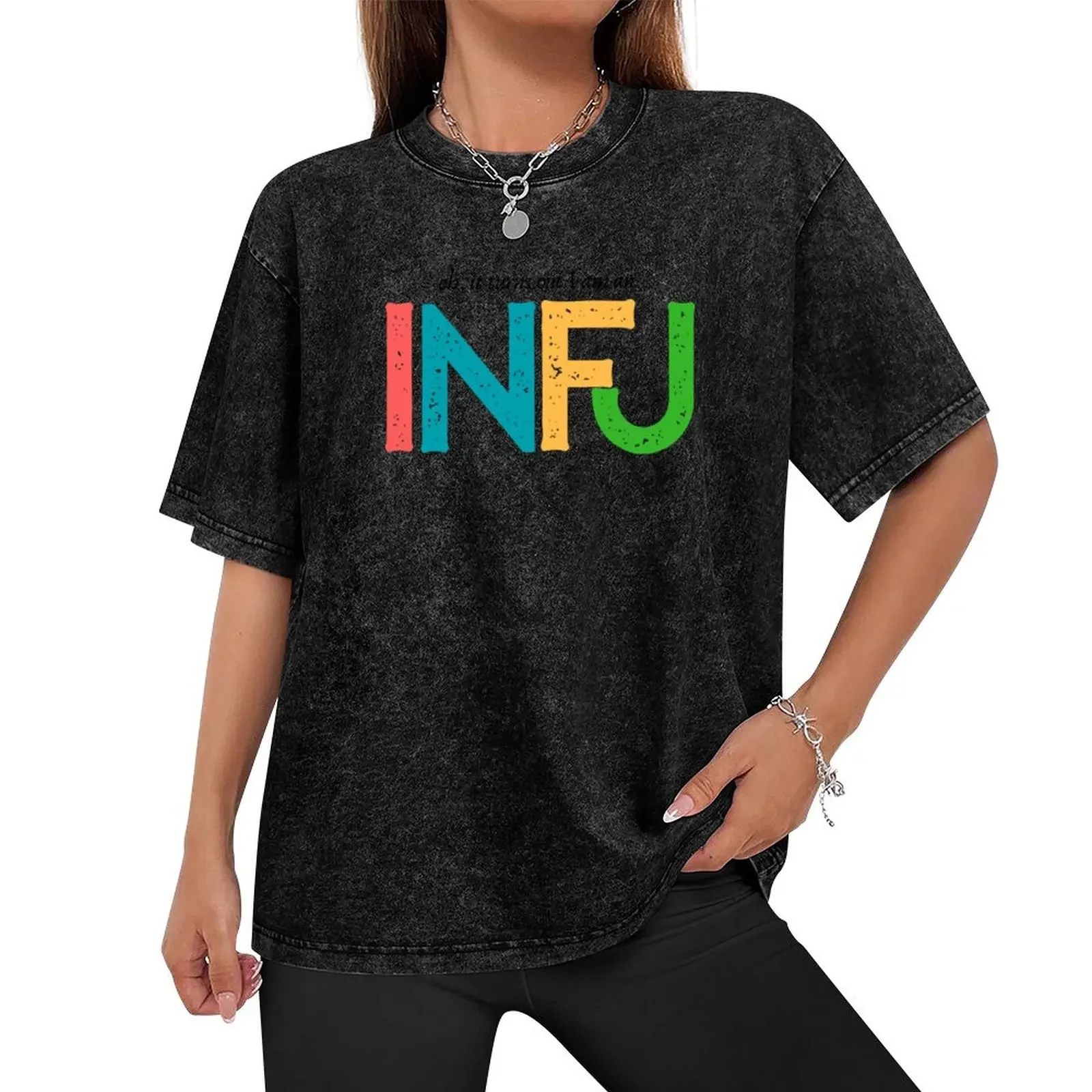 oh, it turns out I am an INFJ T-Shirt vintage graphic tee vintage anime shirt heavyweights anime shirts men