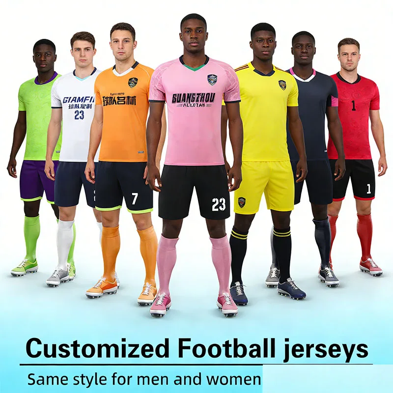 

Футбольная форма для взрослых, детей и женщин, индивидуальный пошив, мужская футбольная экипировка, спортивная одежда, футболки, одежда для футзала, тренировочный костюм