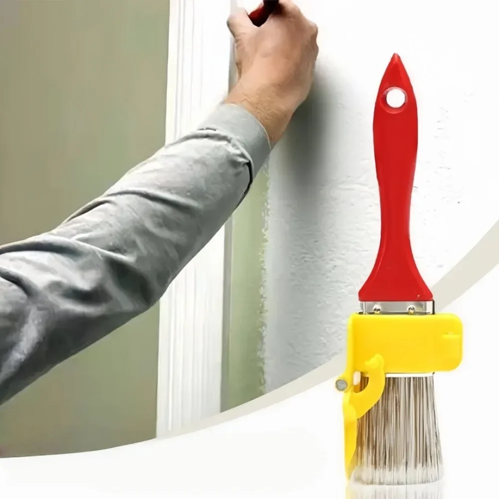 

Кисть для обрезки краев с разделением цветов, шерсть, как инструмент для внутренней и наружной стены, потолка, скрытая щетка для украшения углов