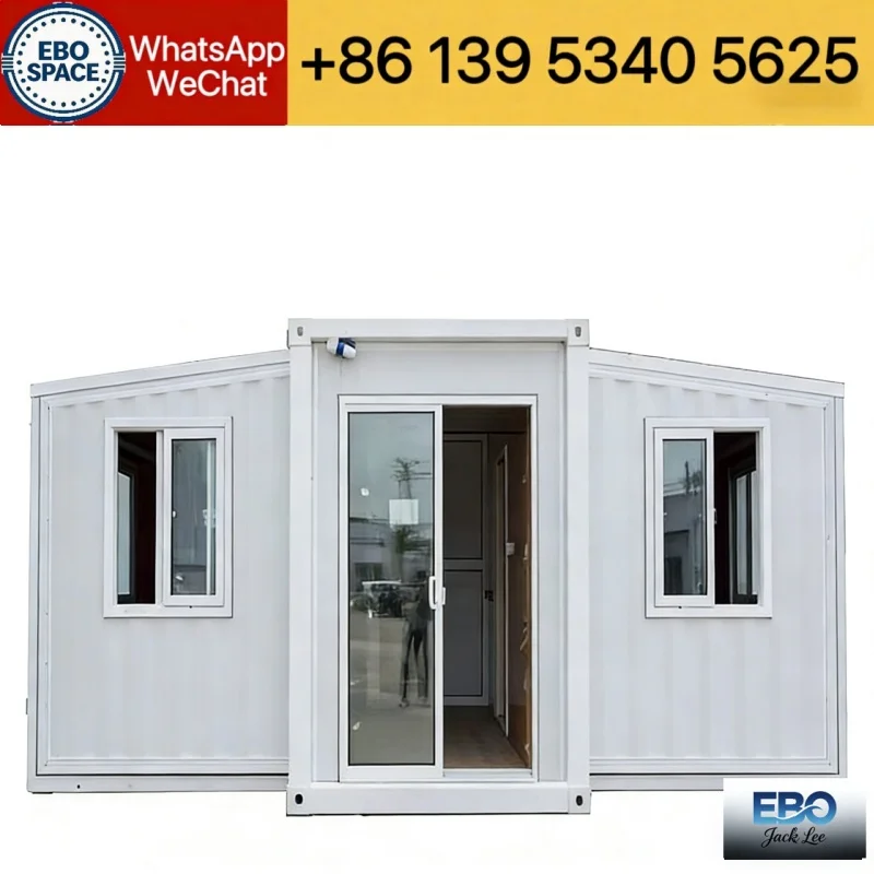 Micro home 40ft expandable prefab foldable container house outdoor villa waterproof durable materials kitchen bathroom included