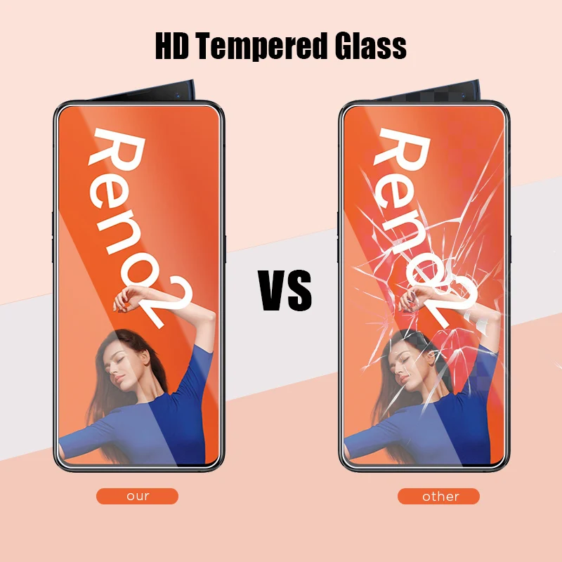 1/2/3pcs Screen Protector for OPPO Reno4 5G Reno3 Pro Film Cell Phone 9H Hard Glass Tempered Glass for OPPO Reno2 F Reno Ace A Z