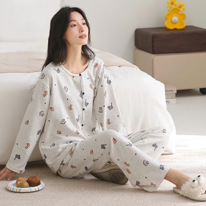 

Pajama Aesthetic Sets Women Fluffy Terry Cloth Textured Zip Front Loungewear Ankle Length Thermal Cozy Seasonal Heavyweight 2026