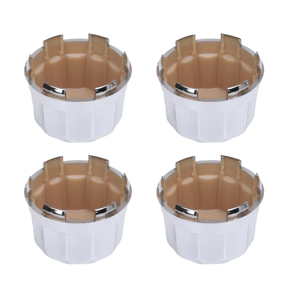 4pcs Durable Electroplating Finish Wheel Hub Cap Metal Center Hub Cap Rim Dust Cap For ATV Quad