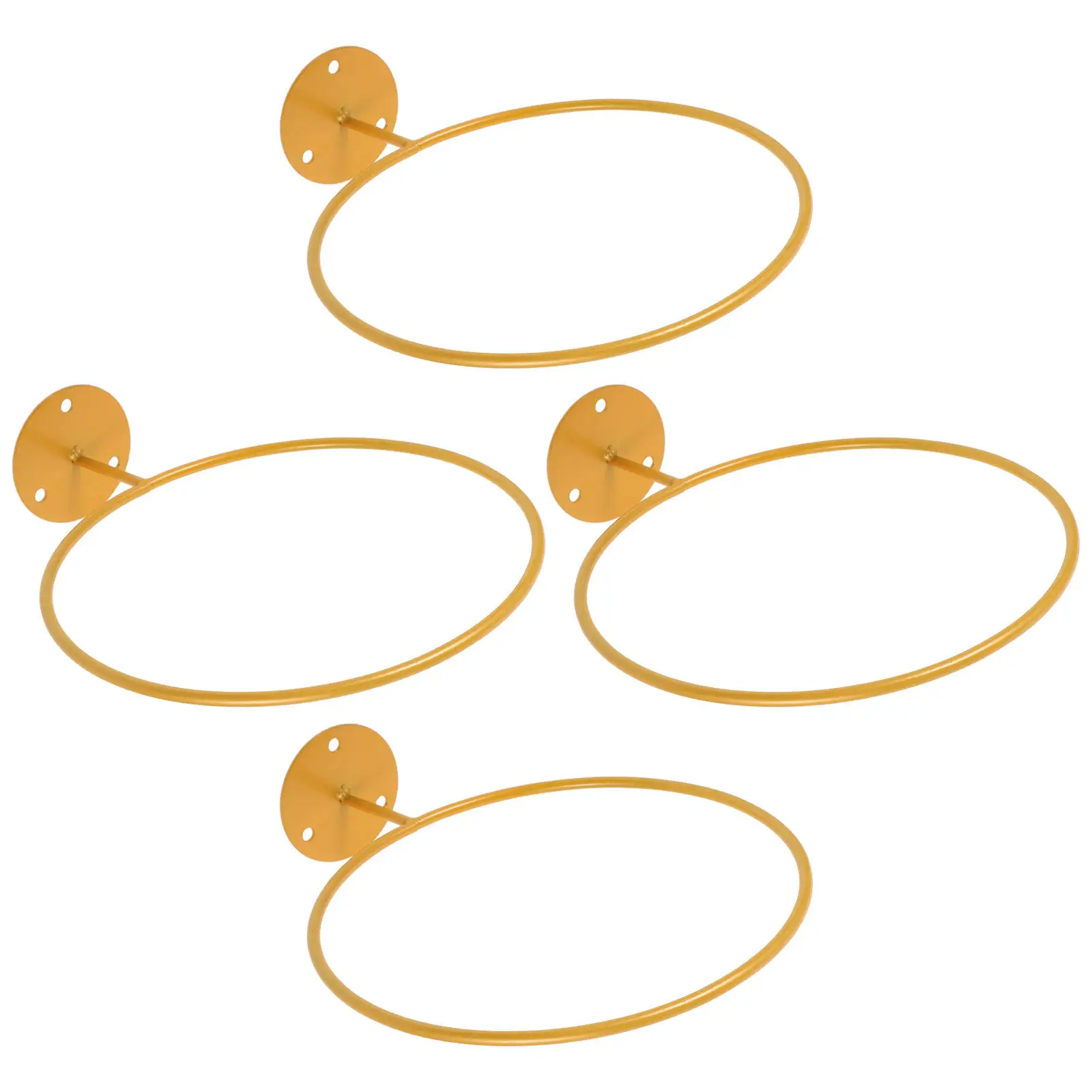 

Настенный держатель для баскетбольных мячей, 4 шт., железная подставка для демонстрации баскетбольных мячей, стойка для хранения спортивных мячей, для дома, офиса, гаража