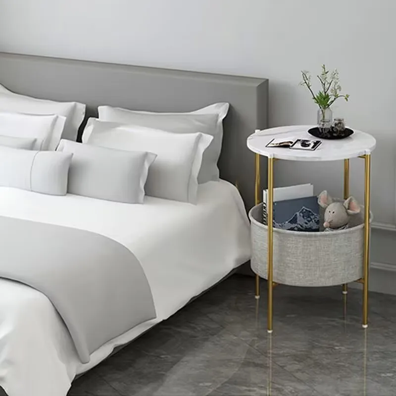 Minimalist Modern Coffee Table Sofa Corner Table Bedside Bedroom Small Round Table Side Tables Living Room Furniture